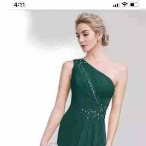 Brand New!! JJ House Dark Green Long Dress